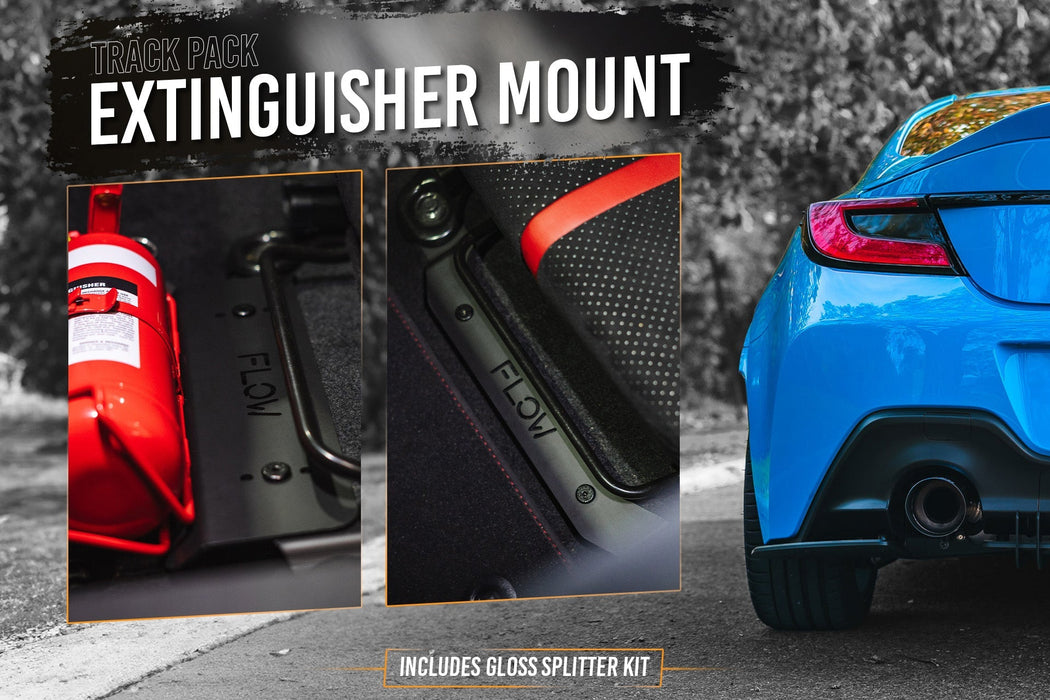 ZN8 GR86 Full Lip Splitter Set (GLOSS BLACK)-Flow Designs