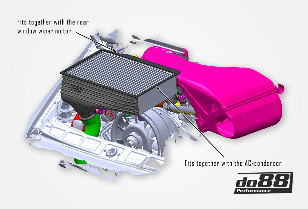do88 Performance Intercooler Long-Neck, Porsche 911 Turbo (930)