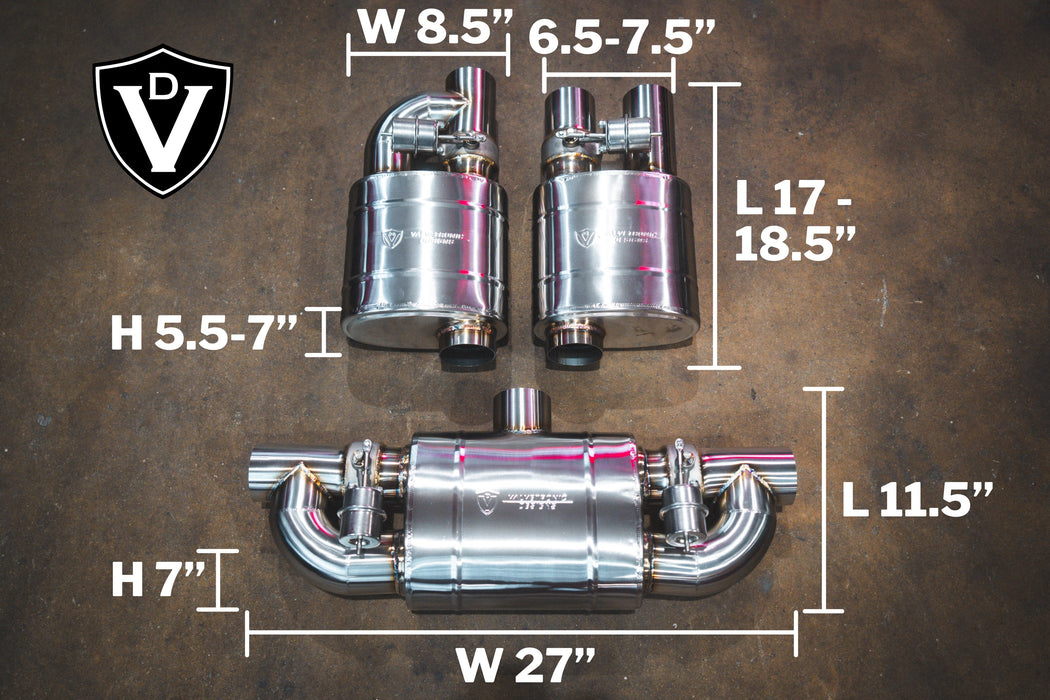 Truck/SUV Valved Muffler Kit - Harrys Euro
