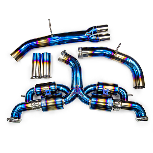 JDY 2.5T RS3 8Y Racing Titanium catback Exhaust
