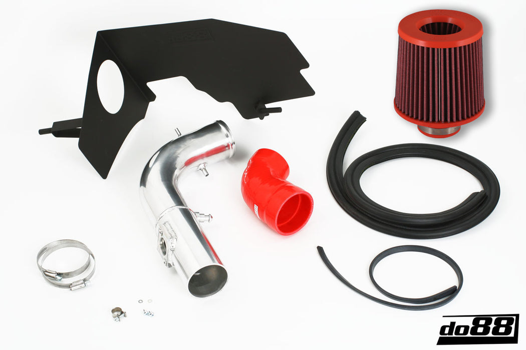 SAAB 9-3 2.0T 2005- Turbo intake system with filter, red hose