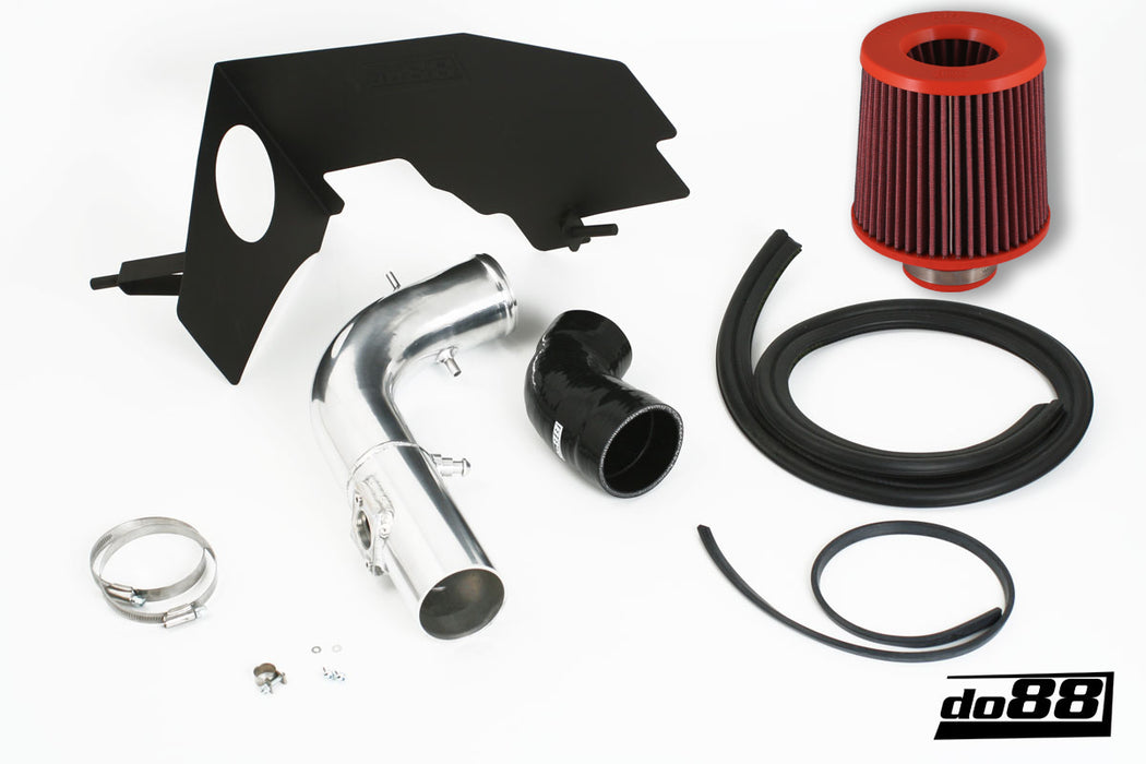 SAAB 9-3 2.0T 2005- Turbo intake system with filter, black hose