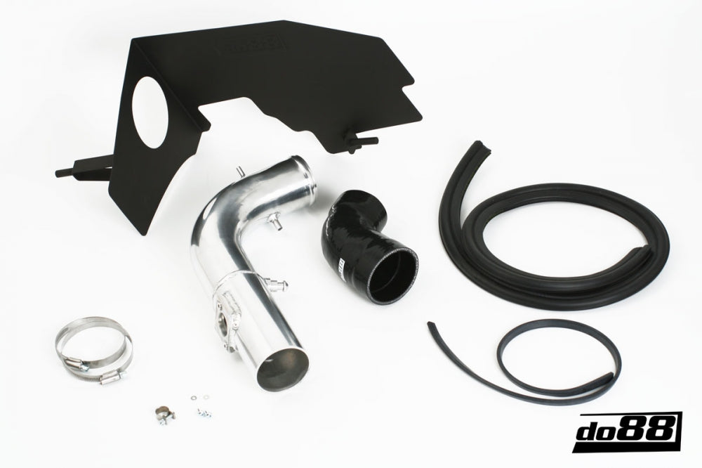 SAAB 9-3 2.0T 2005- Turbo intake system without filter, black hose