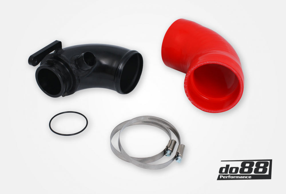 VAG 1.8/2.0 TSI (MQB) Turbo inletpipe, Red hose, Hybrid Turbo, do88 Airbox