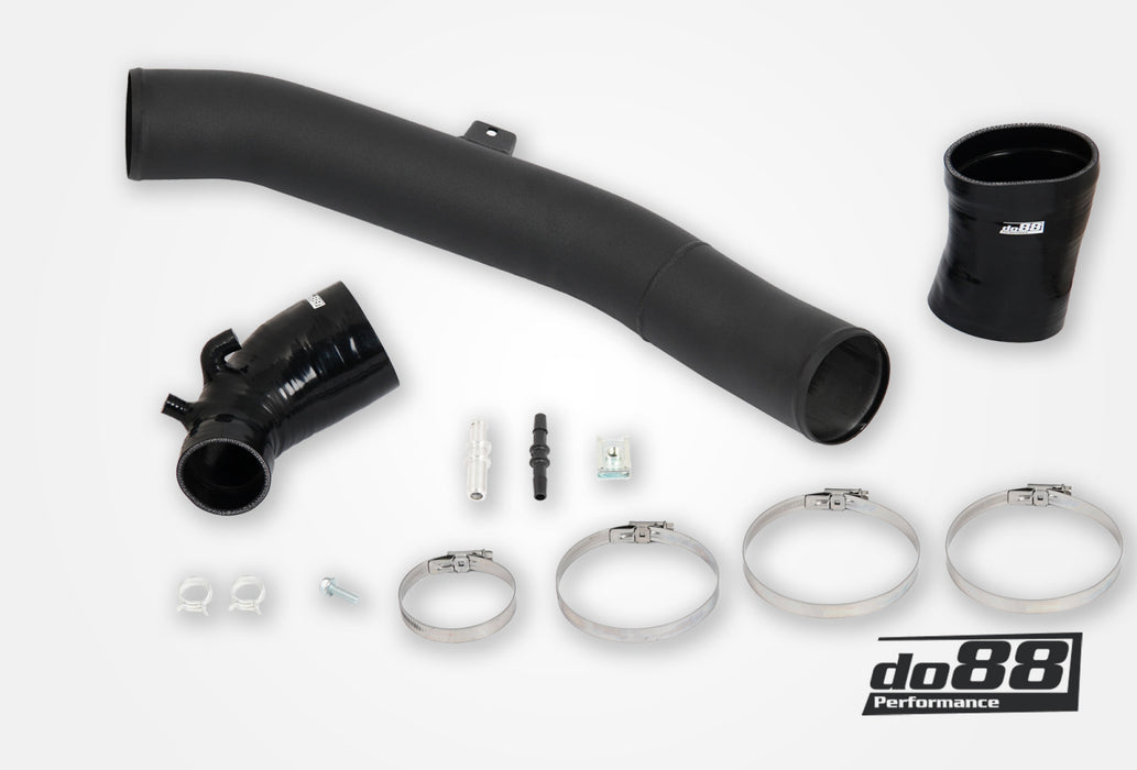 SAAB 9-5 2.8t V6 2010-2011 Inlet pipe with Black hoses