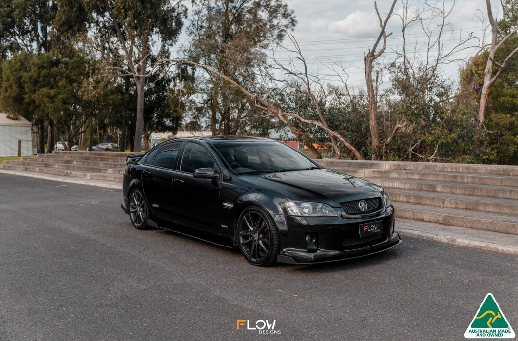 VE Commodore S1 Sedan Front Lip Splitter Winglets (Pair)-Flow Designs