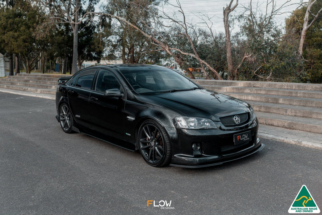 VE Commodore S1 Sedan Front Lip Splitter Extensions (Pair)-Flow Designs