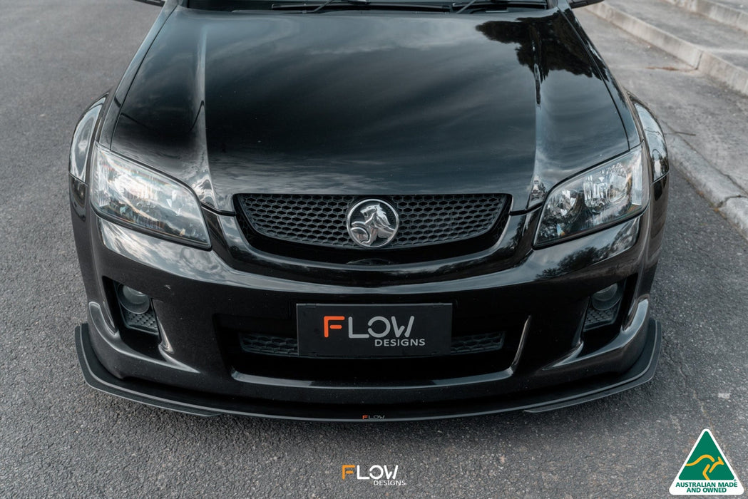 VE Commodore S1 Sedan Front Lip Splitter Extensions (Pair)-Flow Designs