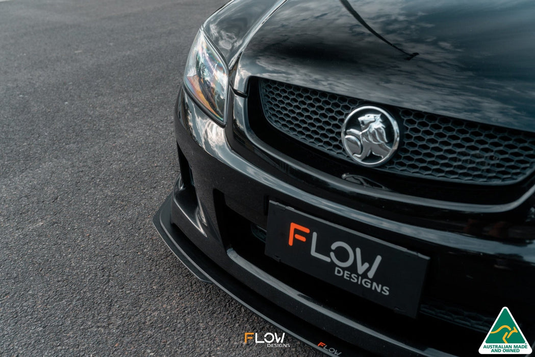 VE Commodore S1 Sedan Front Lip Splitter Extensions (Pair)-Flow Designs