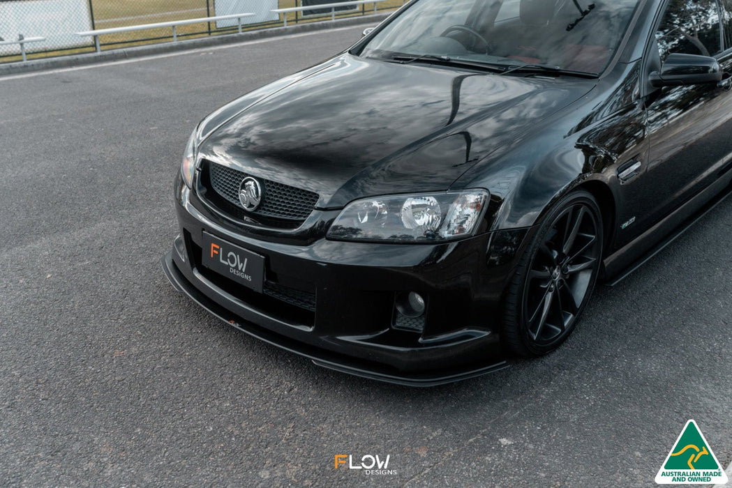 VE Commodore S1 Sedan Front Lip Splitter Extensions (Pair)-Flow Designs