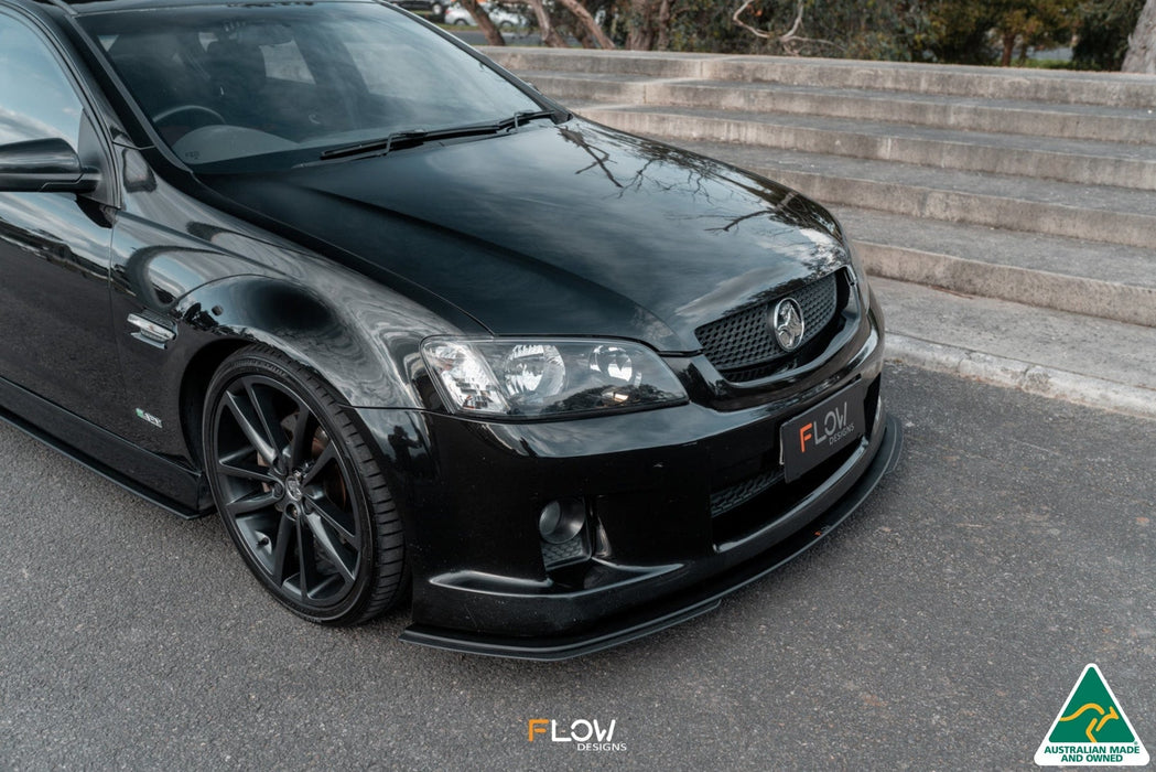 VE Commodore S1 Sedan Front Lip Splitter Extensions (Pair)-Flow Designs