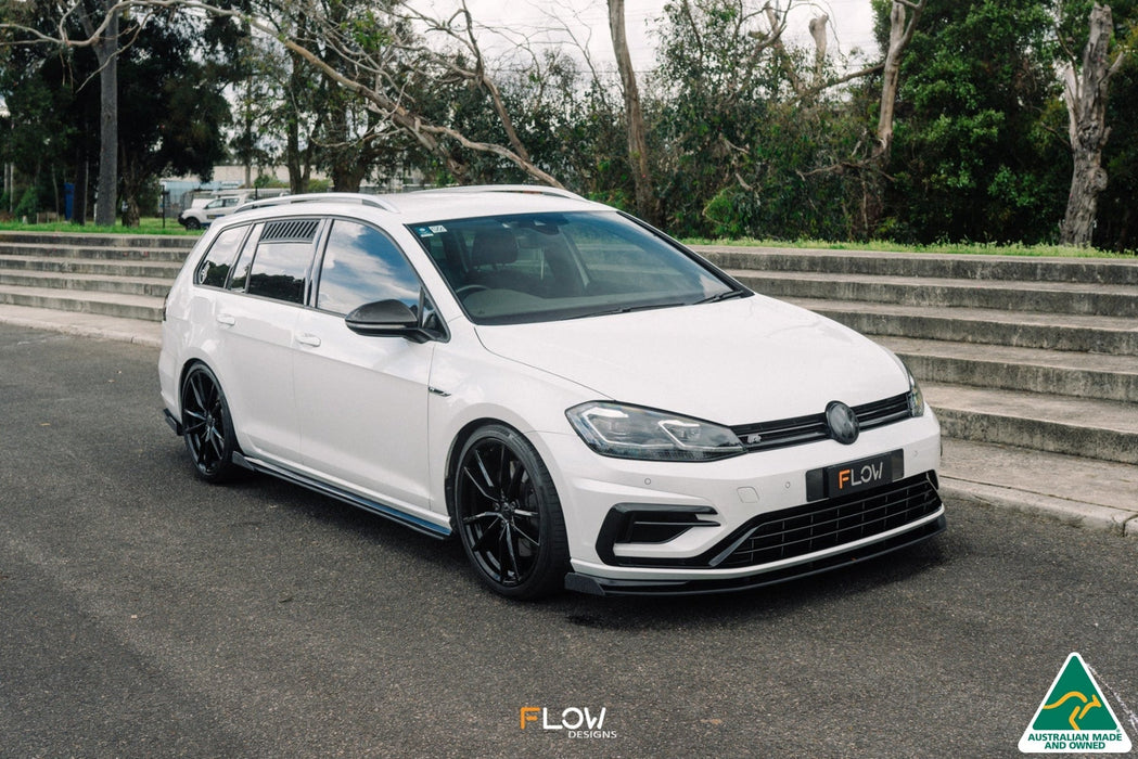 MK7.5 Golf R Wagon Front Lip Splitter(Clearance-old design-no finish selection)-Flow Designs