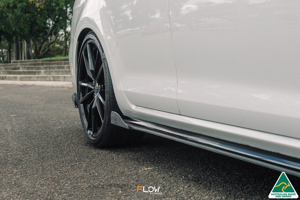 MK7.5 Golf R Wagon Side Skirt Splitter Winglets (Pair)-Flow Designs