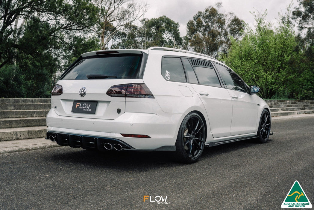 MK7.5 Golf R Wagon Rear Spats (Pair)-Flow Designs