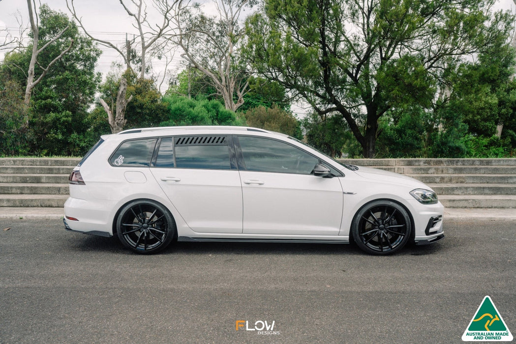 MK7.5 Golf R Wagon Side Skirt Splitters (Pair)-Flow Designs