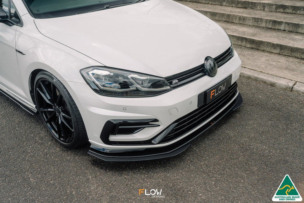 MK7.5 Golf R Wagon Front Lip Splitter(Clearance-old design-no finish selection)-Flow Designs