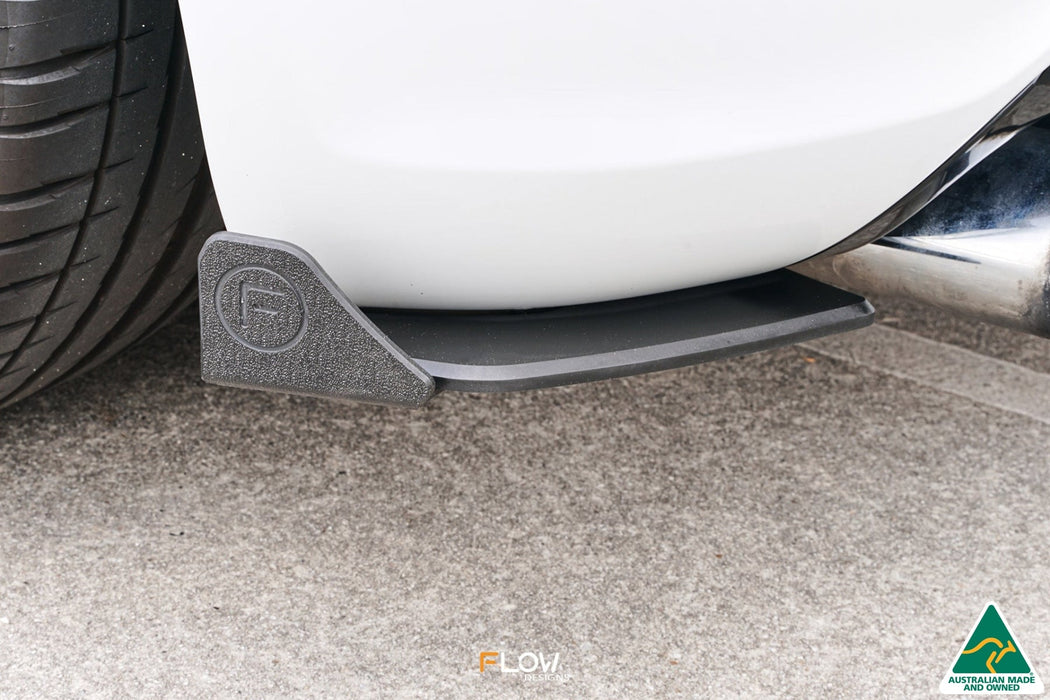 Scirocco R FL V3 Rear Spat Winglets (Pair)-Flow Designs