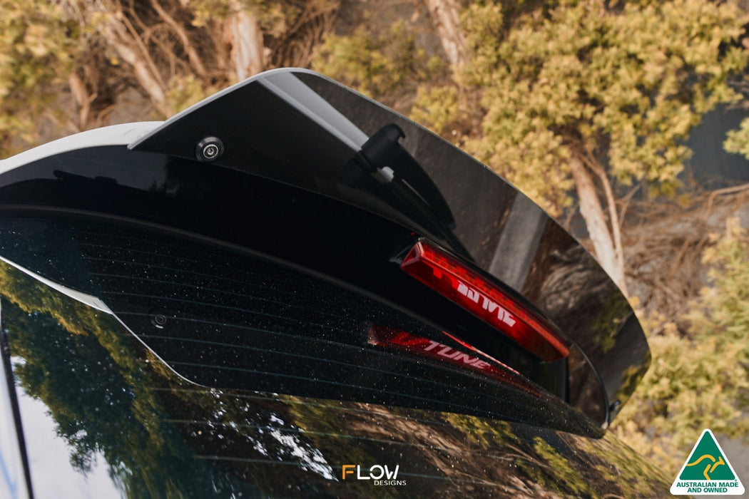 Scirocco R FL V3 Rear Spoiler Extension-Flow Designs