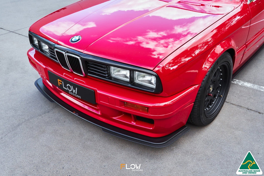 E30 M-Tech 2 Front Lip Splitter Extensions (Pair)-Flow Designs