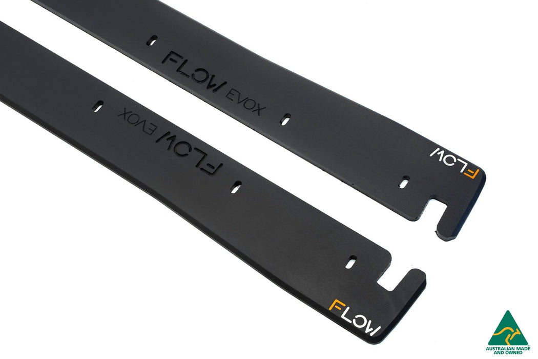 Lancer Evolution X Side Skirt Extension Splitters (Pair)-Flow Designs