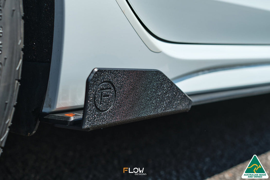 MK8 Golf R Side Skirt Splitter Winglets (Pair)-Flow Designs
