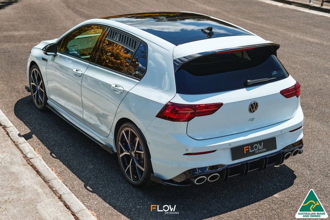 MK8 Golf R Side Skirt Splitter Winglets (Pair)-Flow Designs