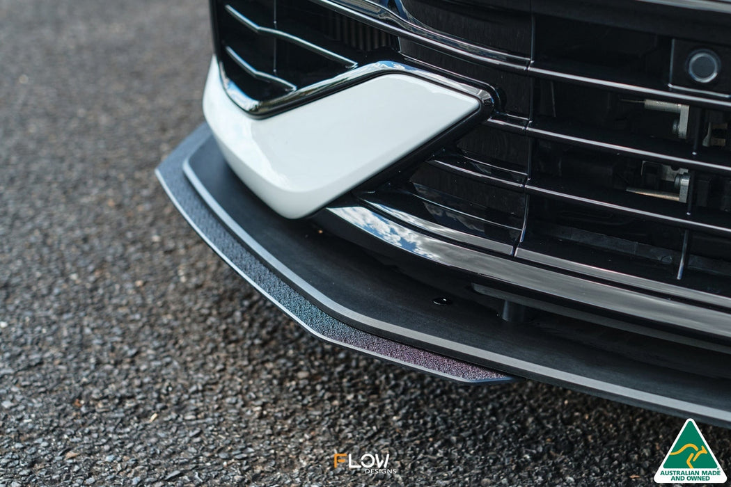 MK8 Golf R Front Lip Splitter Extensions (Pair)-Flow Designs