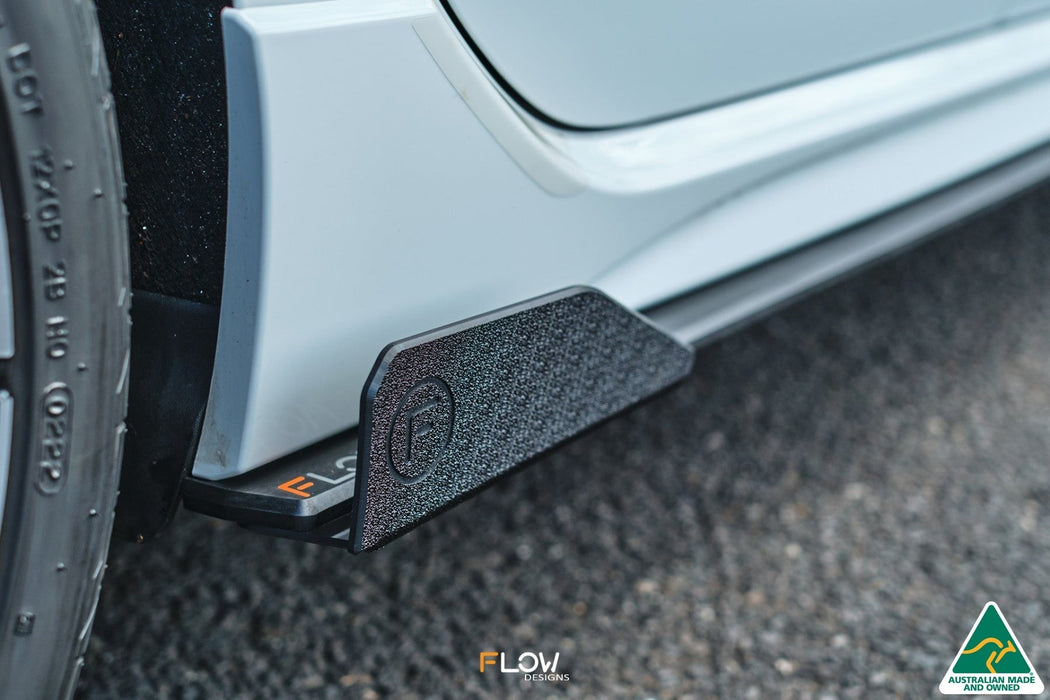 MK8 Golf R Side Skirt Splitter Winglets (Pair)-Flow Designs