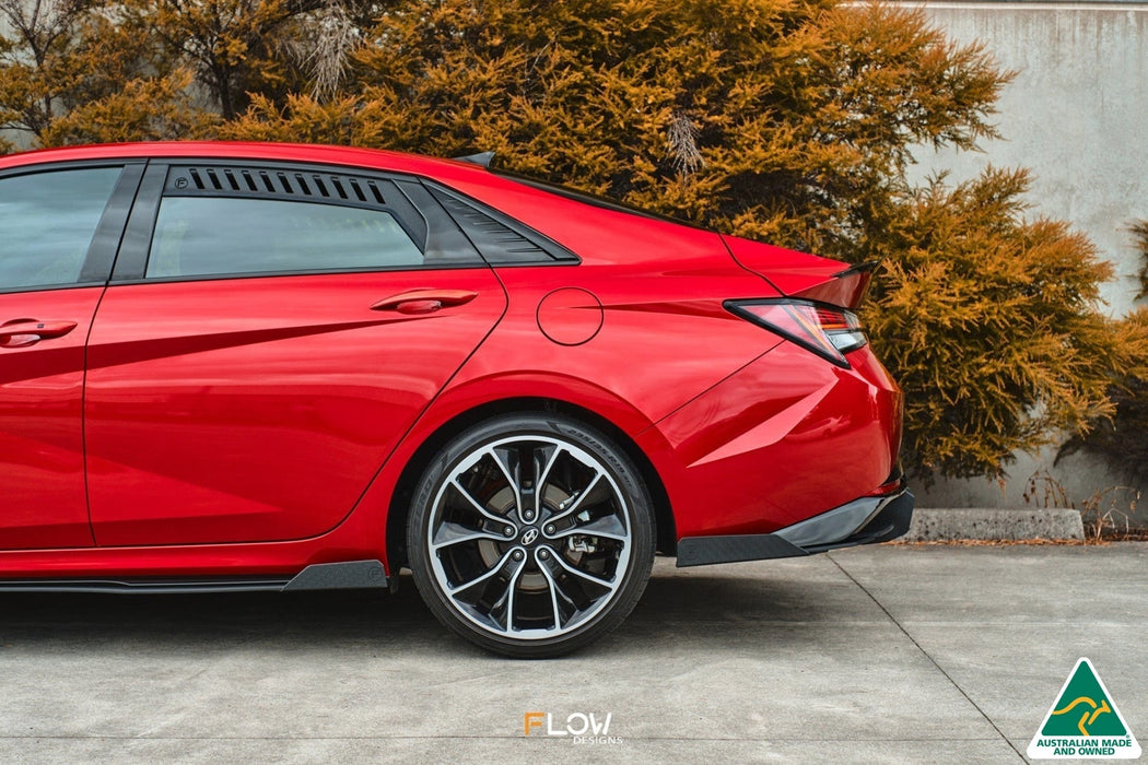 CN7 Elantra N Line Sedan 2020 Rear Window Vents (Pair)-Flow Designs