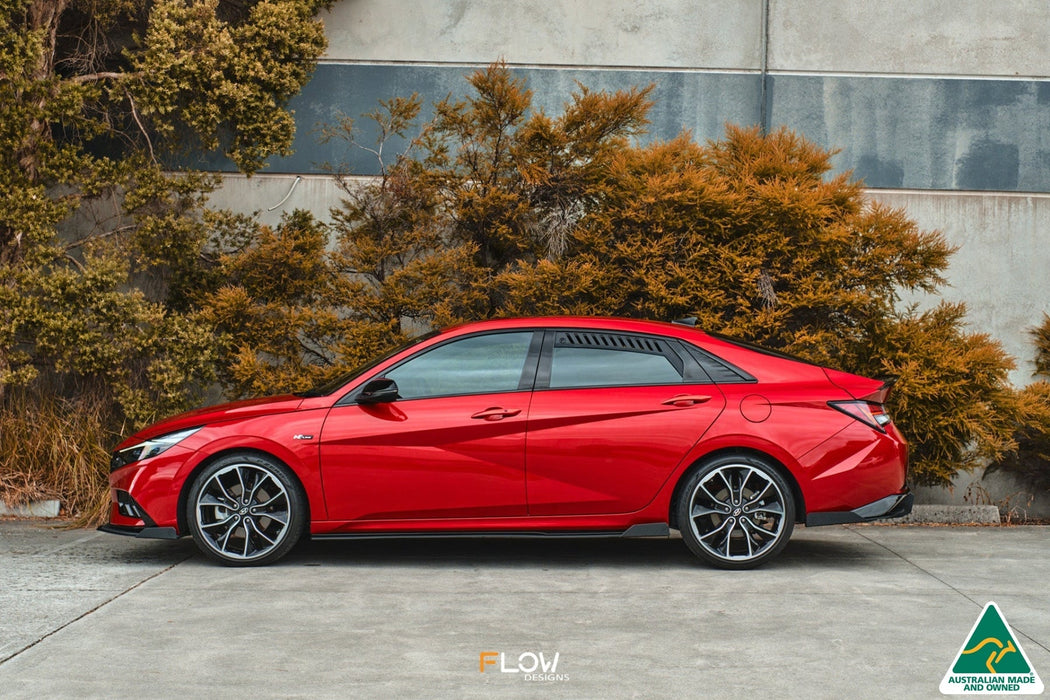 CN7 i30 N Line Sedan 2020 - 2022 Side Skirt Splitter Winglets (Pair)-Flow Designs