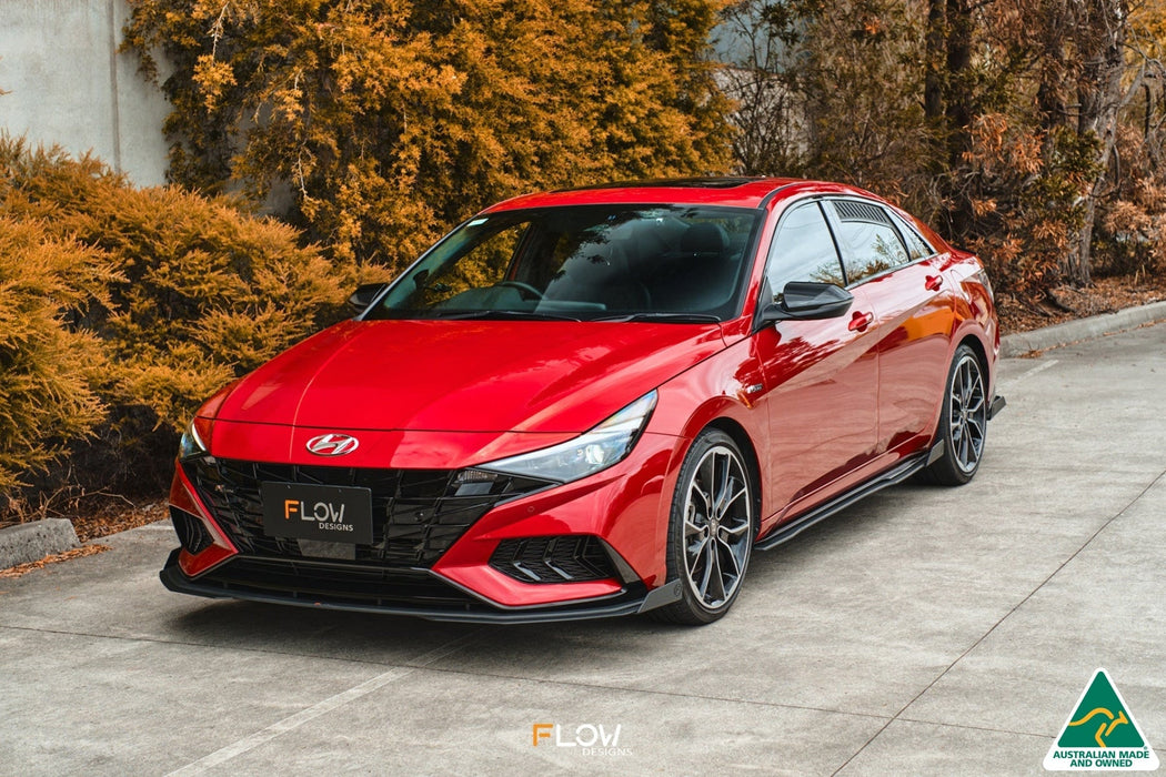 CN7 i30 N Line Sedan 2020 - 2022 Front Lip Splitter Winglets (Pair)-Flow Designs