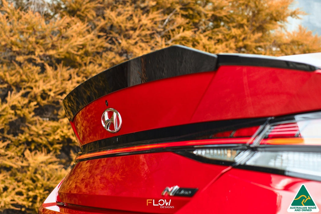 CN7 i30 N Line Sedan 2020 - 2022 Rear Spoiler Extension-Flow Designs