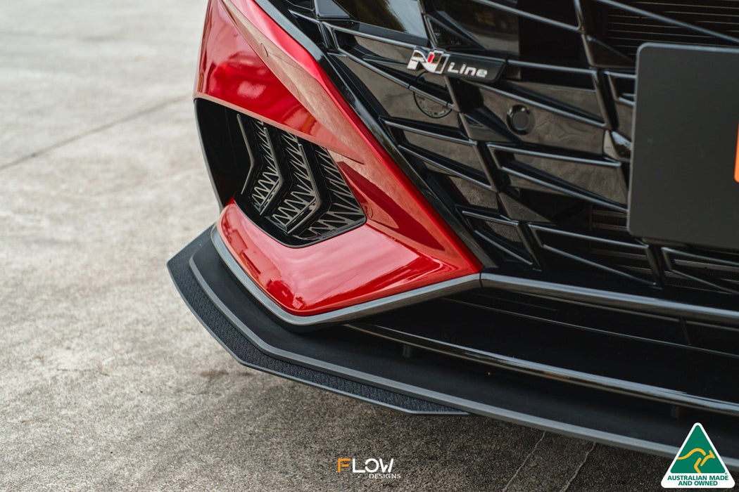 CN7 i30 N Line Sedan 2020 - 2022 Front Lip Splitter Extensions (Pair)-Flow Designs