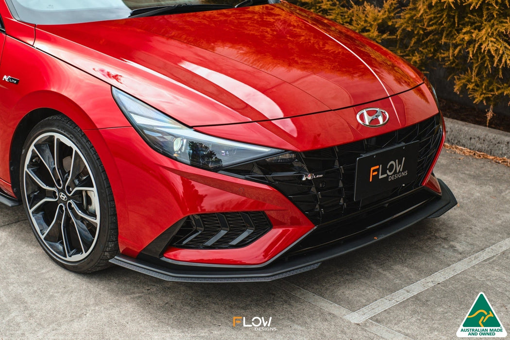 CN7 i30 N Line Sedan 2020 - 2022 Front Lip Splitter Extensions (Pair)-Flow Designs