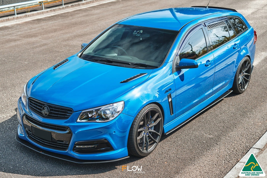 VF Commodore S1 Wagon Side Skirt Splitters (Pair)-Flow Designs