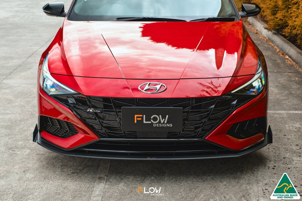 CN7 i30 N Line Sedan 2020 - 2022 Front Lip Splitter Winglets (Pair)-Flow Designs