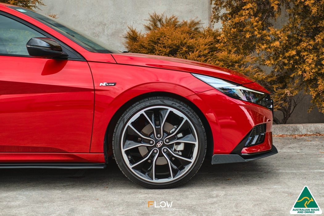 CN7 i30 N Line Sedan 2020 - 2022 Front Lip Splitter Winglets (Pair)-Flow Designs