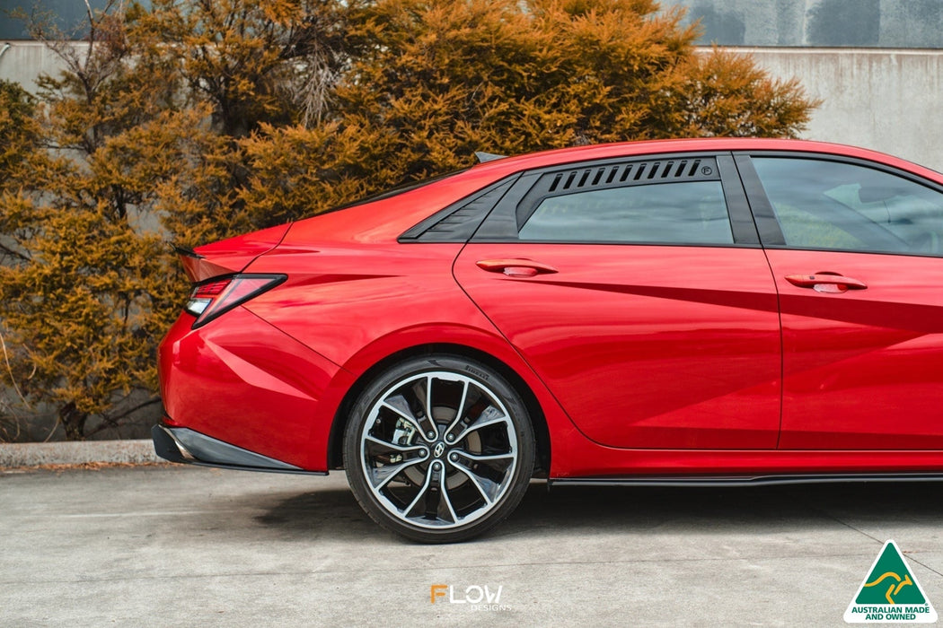 CN7 Elantra N Line Sedan 2020 Rear Window Vents (Pair)-Flow Designs