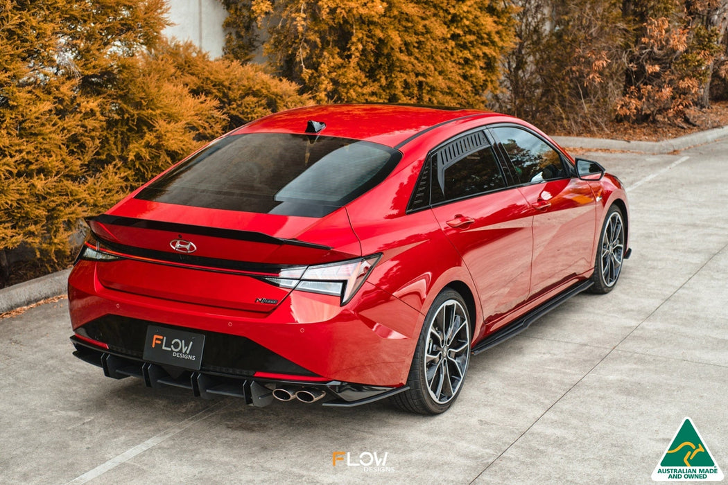 CN7 Elantra N Line Sedan 2020 Rear Window Vents (Pair)-Flow Designs