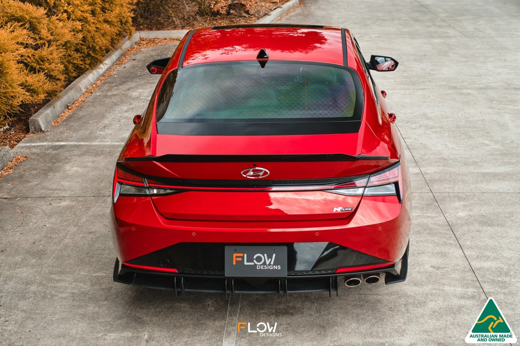 CN7 Elantra N Line Sedan 2020 Rear Spats (Pair)-Flow Designs
