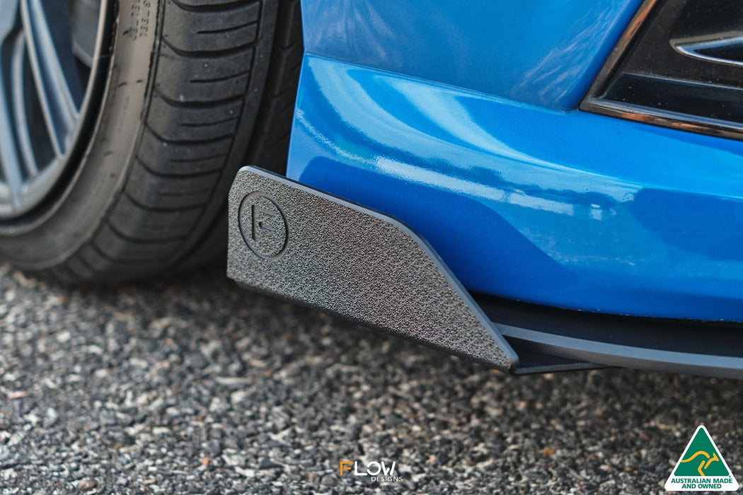 VF Commodore S1 Wagon Front Lip Splitter Winglets (Pair)-Flow Designs