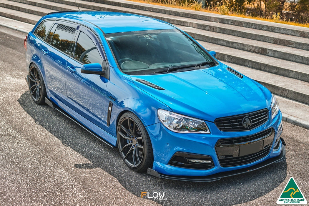 VF Commodore S1 Wagon Side Skirt Splitter Winglets (Pair)-Flow Designs