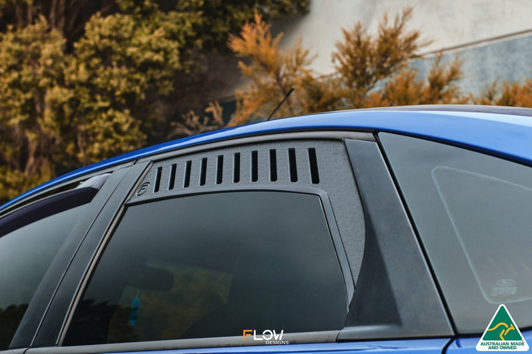 XR5 Focus Turbo Rear Window Vents (Pair)-Flow Designs