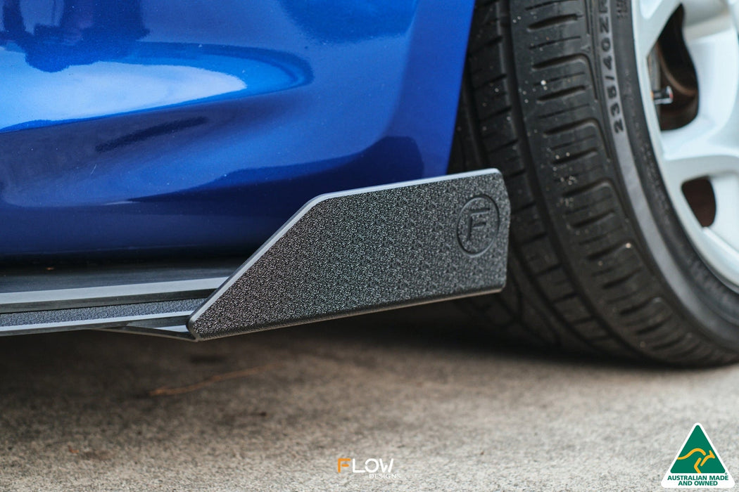 XR5 Focus Turbo Front Lip Splitter Winglets (Pair)-Flow Designs
