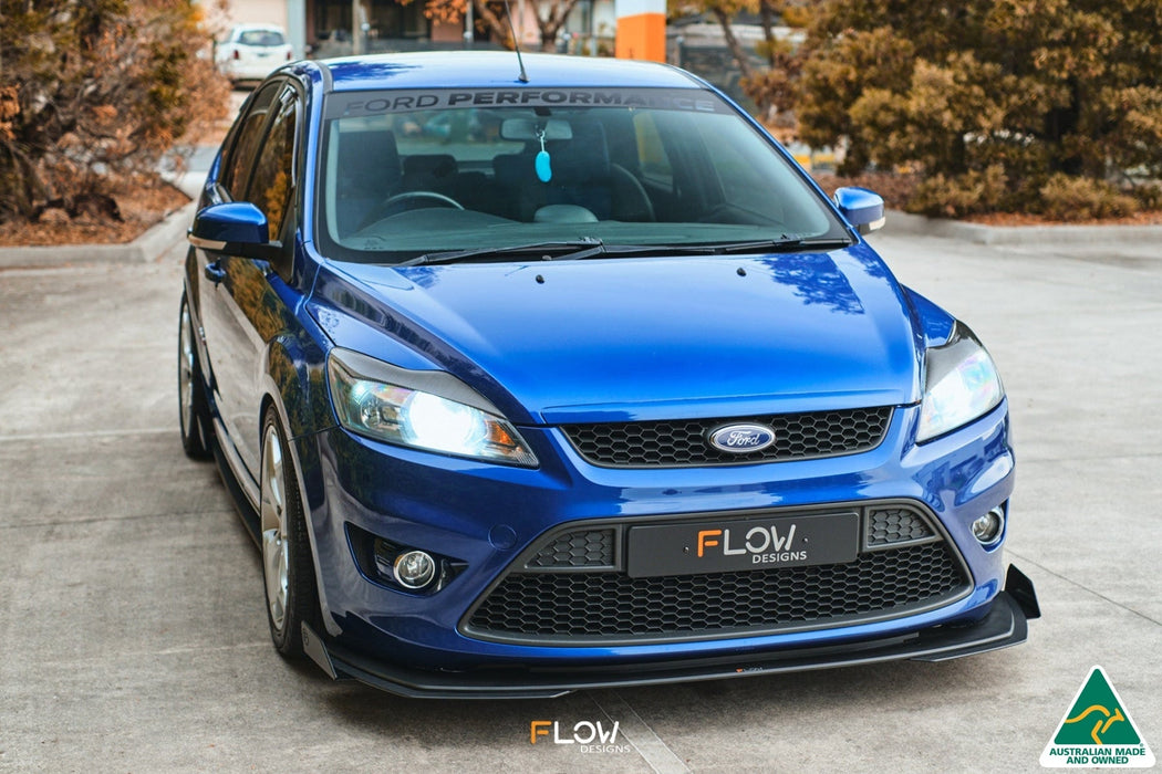 XR5 Focus Turbo V3 Front Lip Splitter-Flow Designs