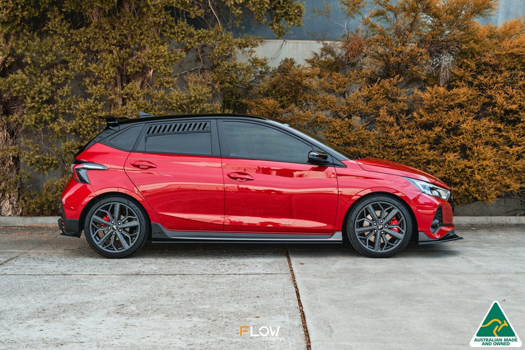 i20 N BC3 Side Skirt Splitters (Pair)-Flow Designs
