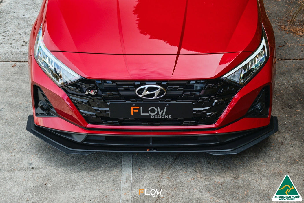 i20 N BC3 Front Lip Splitter Extensions (Pair)-Flow Designs