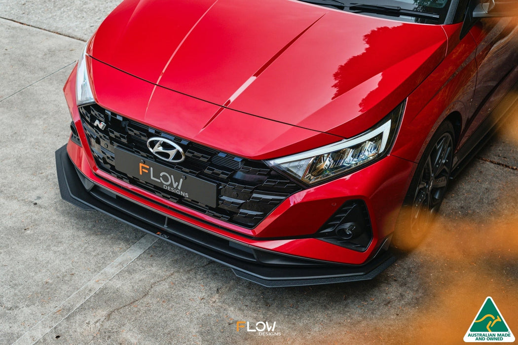 i20 N BC3 Front Lip Splitter Extensions (Pair)-Flow Designs