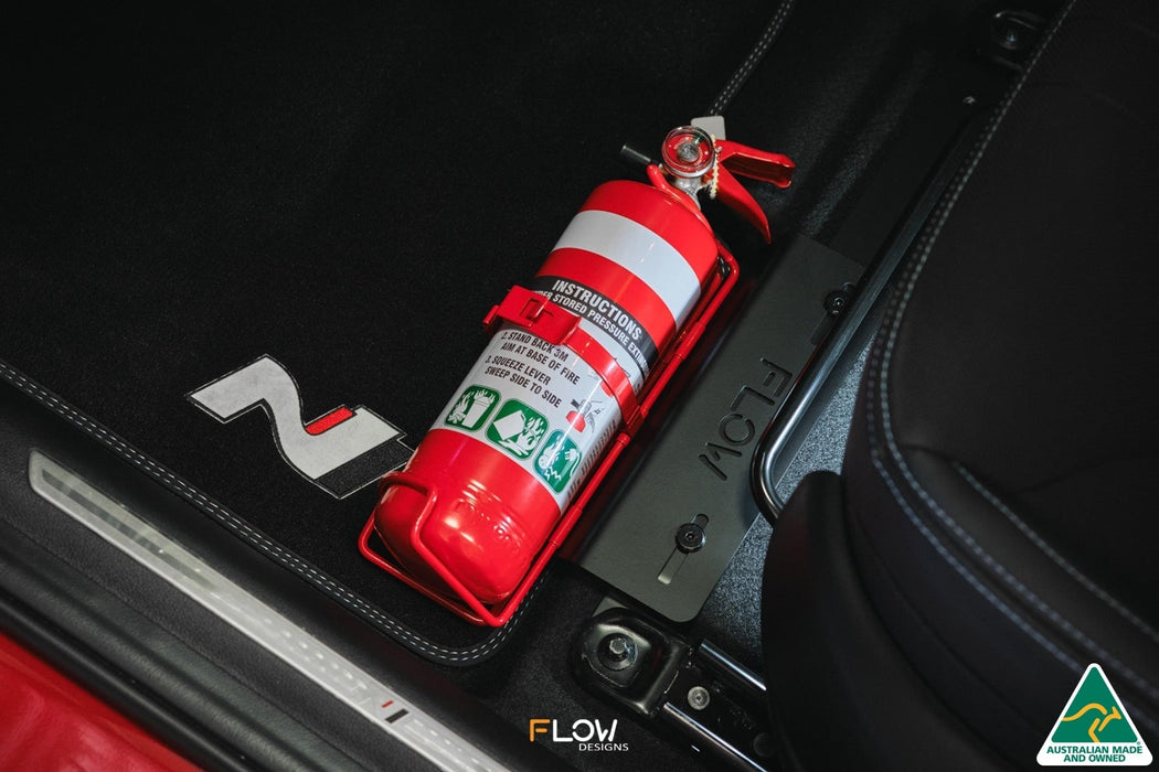 i20 N BC3 Adjustable Fire Extinguisher Bracket/Mount-Flow Designs