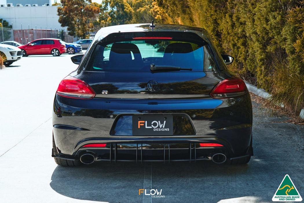 Scirocco R PFL V3 Rear Spoiler Extension-Flow Designs